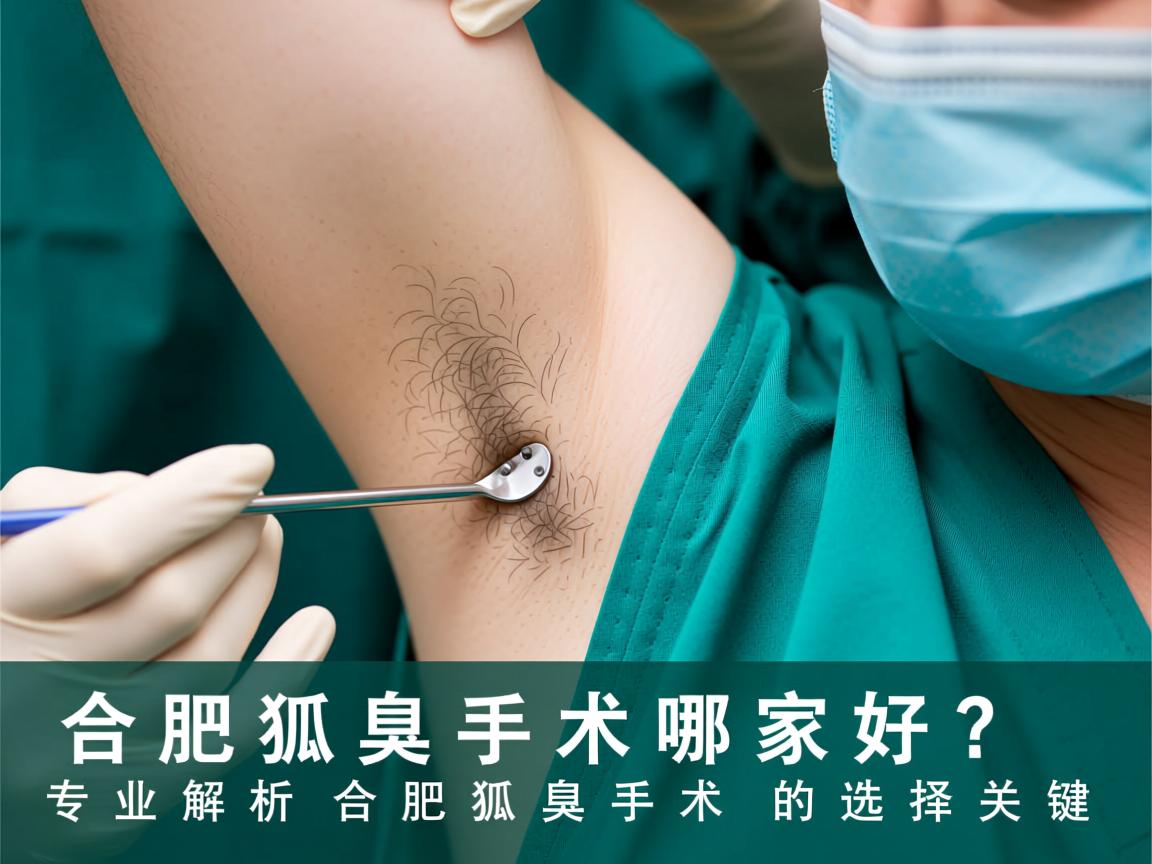 合肥狐臭手术哪家好？专业解析合肥狐臭手术的选择关键