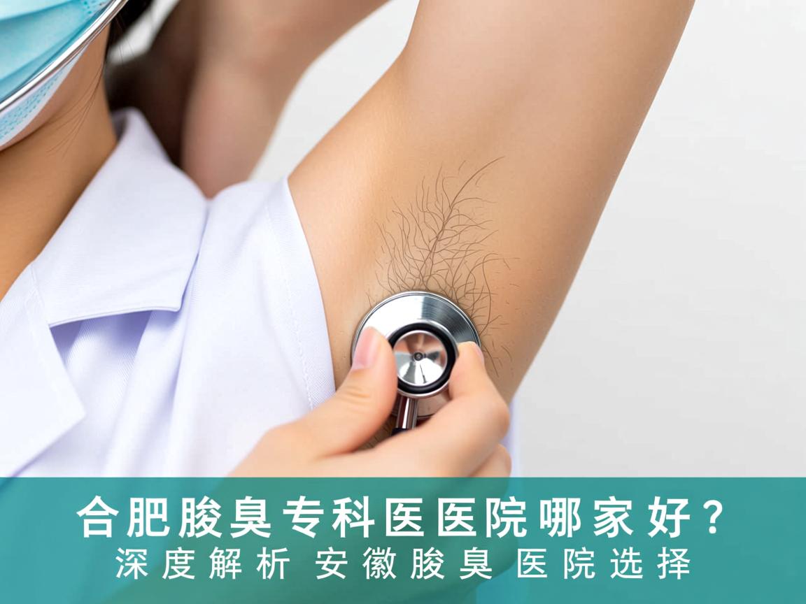 合肥腋臭专科医院哪家好？深度解析安徽腋臭医院选择