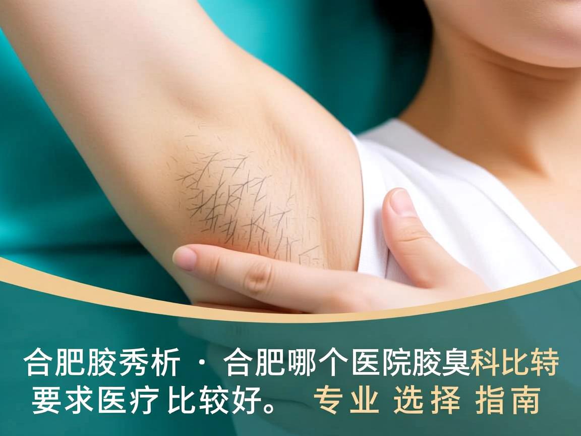 合肥腋秀解析，合肥哪个医院腋臭科比较好，专业选择指南