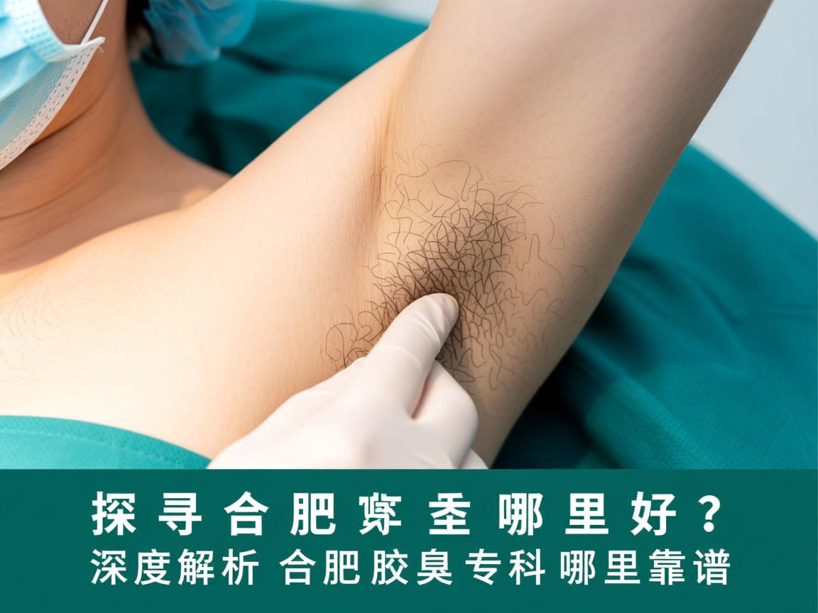 探寻合肥腋臭手术哪里好？深度解析合肥腋臭专科哪里靠谱