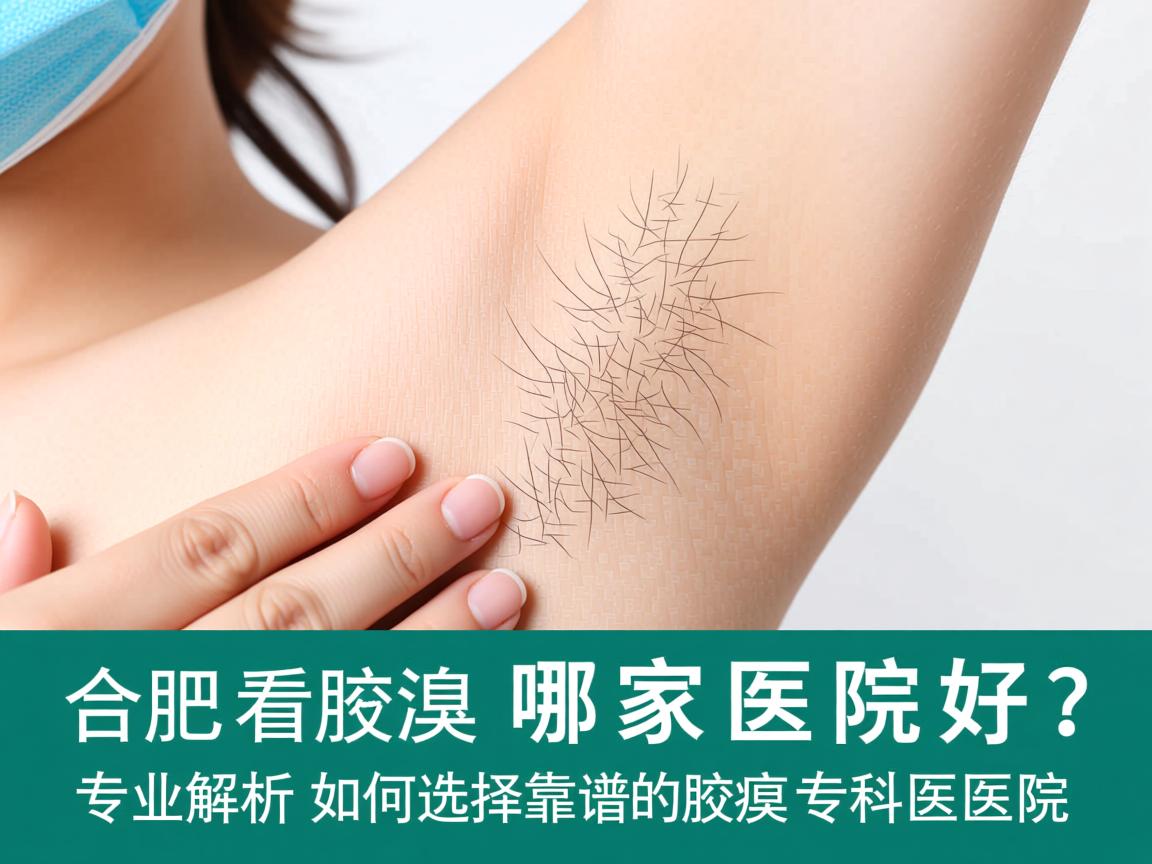 合肥看腋臭哪家医院好？专业解析如何选择靠谱的腋臭专科医院