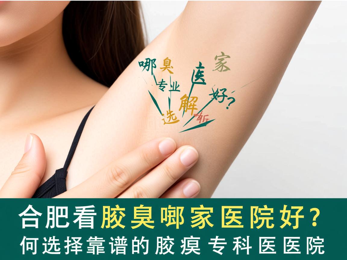 合肥看腋臭哪家医院好？专业解析如何选择靠谱的腋臭专科医院