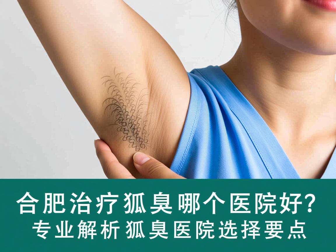 合肥治疗狐臭哪个医院好？专业解析狐臭医院选择要点