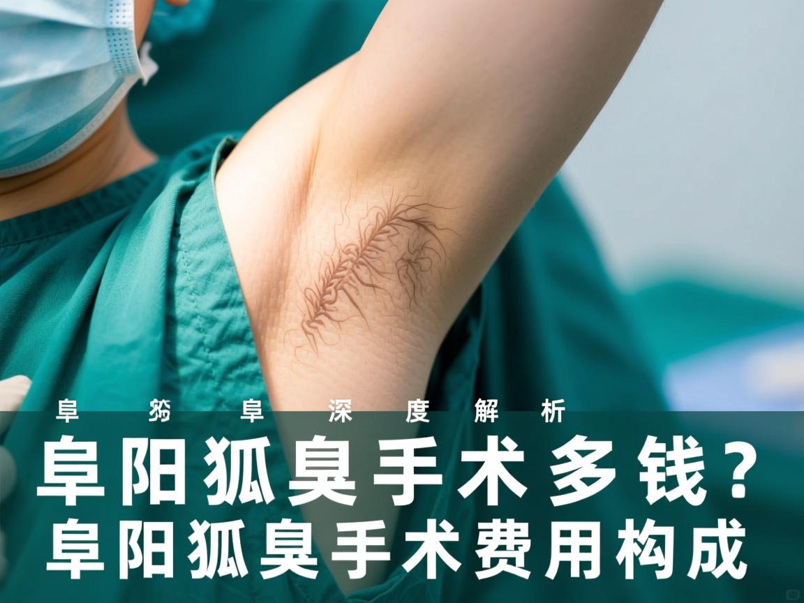 阜阳狐臭手术多少钱？深度解析阜阳狐臭手术费用构成