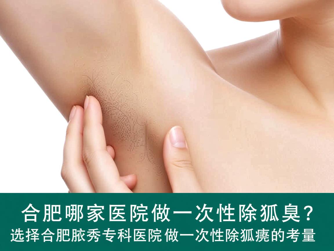 合肥哪家医院做一次性除狐臭？选择合肥腋秀专科医院做一次性除狐臭的考量