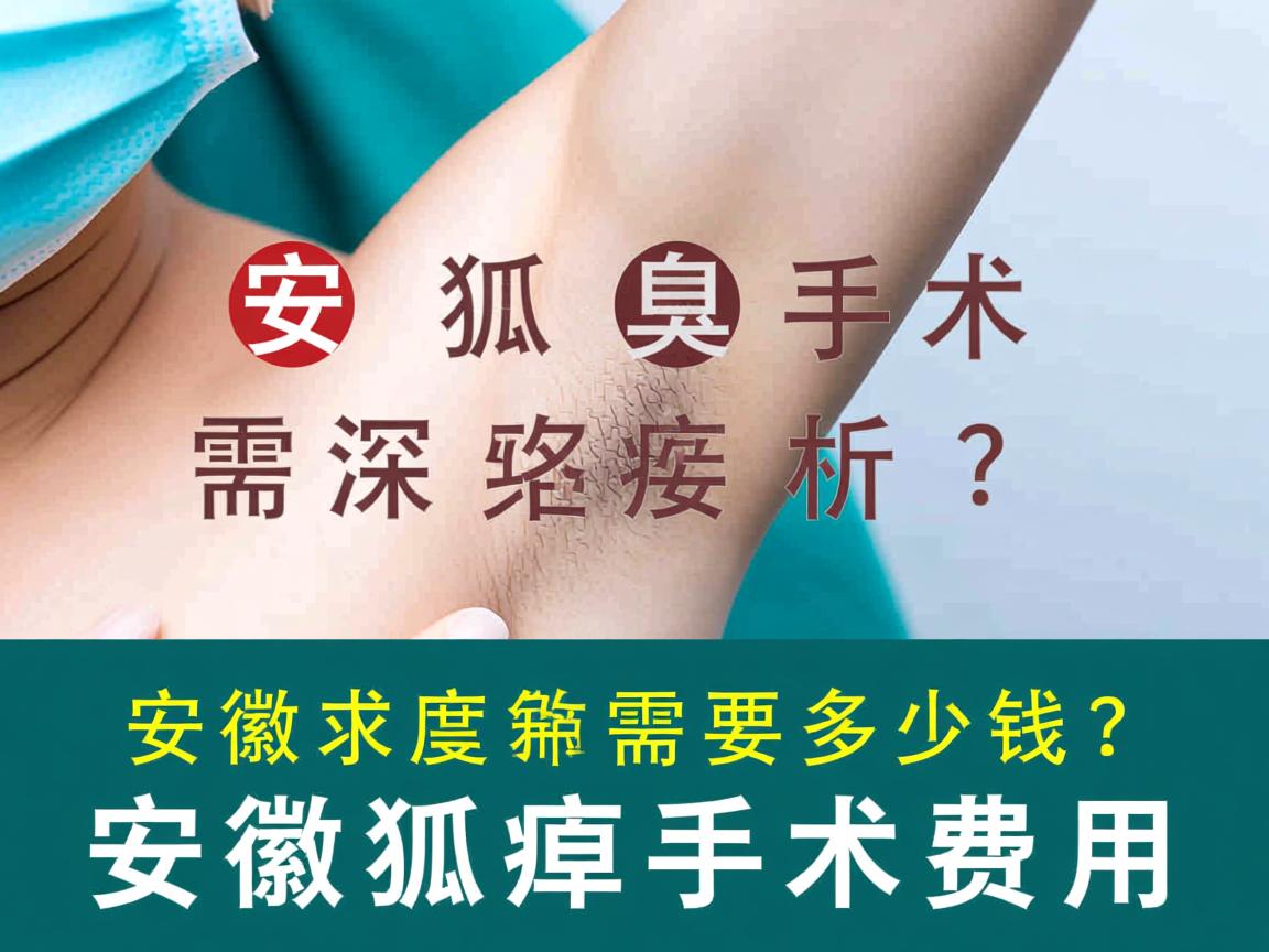 安徽狐臭手术需要多少钱?深度解析安徽狐臭手术费用 安徽狐臭手术需要多少钱?深度解析安徽狐臭手术费用