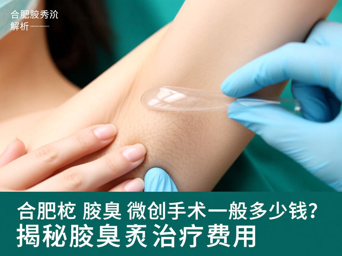 合肥腋秀解析，合肥腋臭微创手术一般多少钱？揭秘腋臭治疗费用