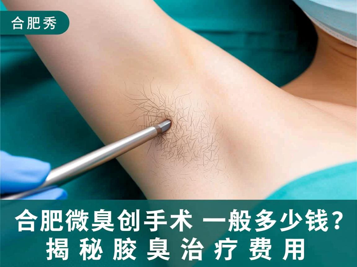 合肥腋秀解析，合肥腋臭微创手术一般多少钱？揭秘腋臭治疗费用
