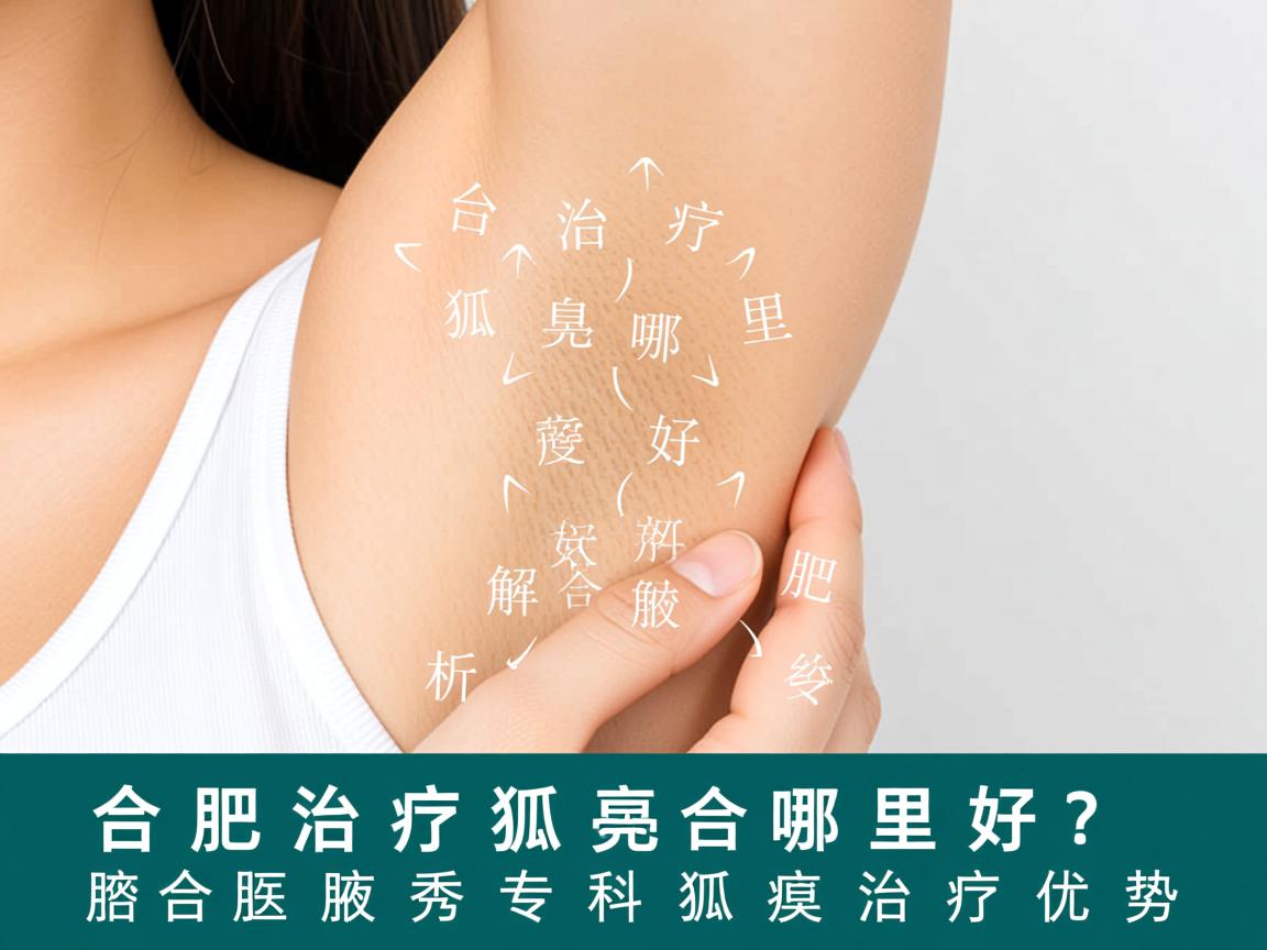 合肥治疗狐臭哪里好？深度解析合肥腋秀专科狐臭治疗优势