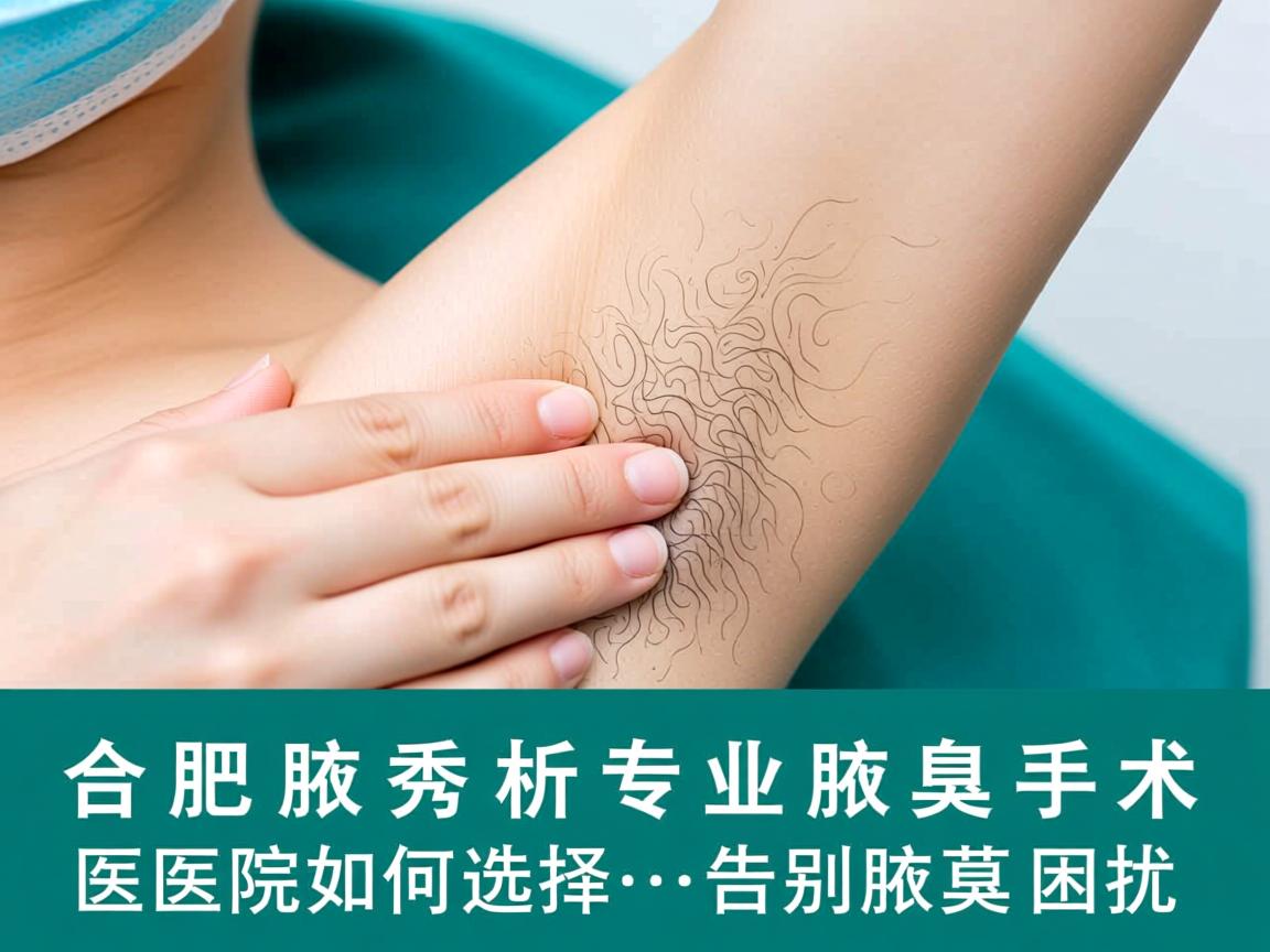 合肥腋秀解析,专业腋臭手术医院如何选择,告别腋臭困扰 合肥腋秀解析,专业腋臭手术医院如何选择,告别腋臭困扰