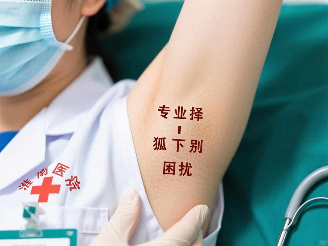 淮南治疗狐臭的医院，专业选择，告别腋下困扰