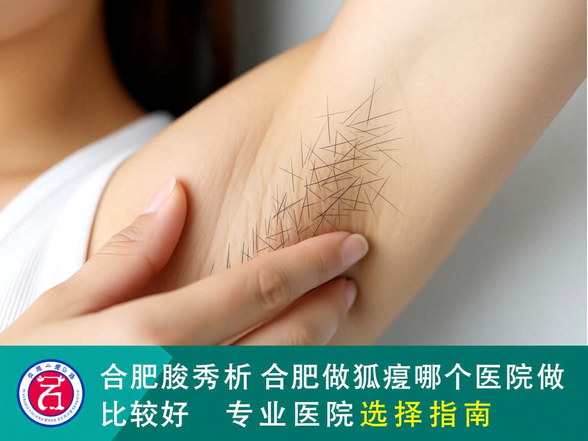 合肥腋秀解析，合肥做狐臭哪个医院做比较好，专业医院选择指南