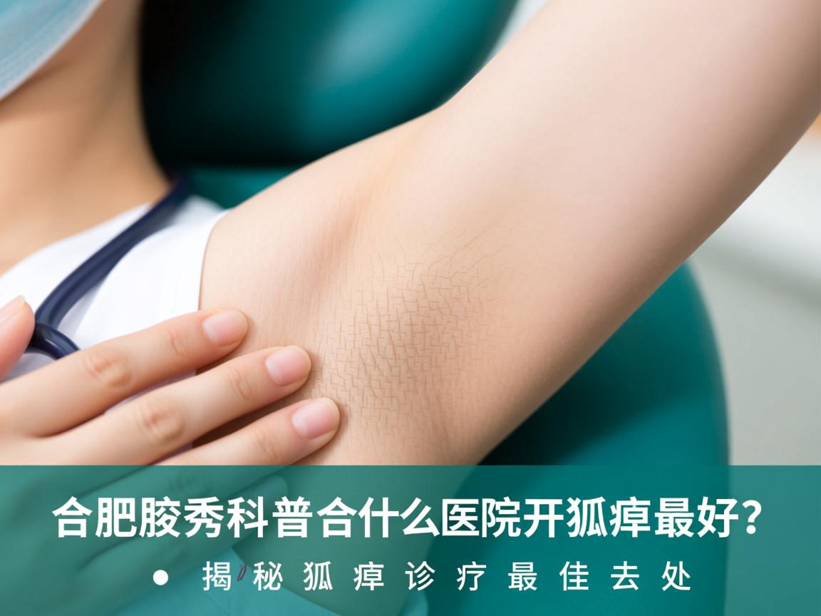 合肥腋秀科普，合肥什么医院开狐臭最好？揭秘狐臭诊疗最佳去处