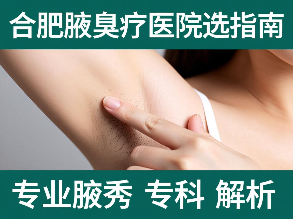 合肥腋臭治疗医院选择指南，专业腋秀专科解析