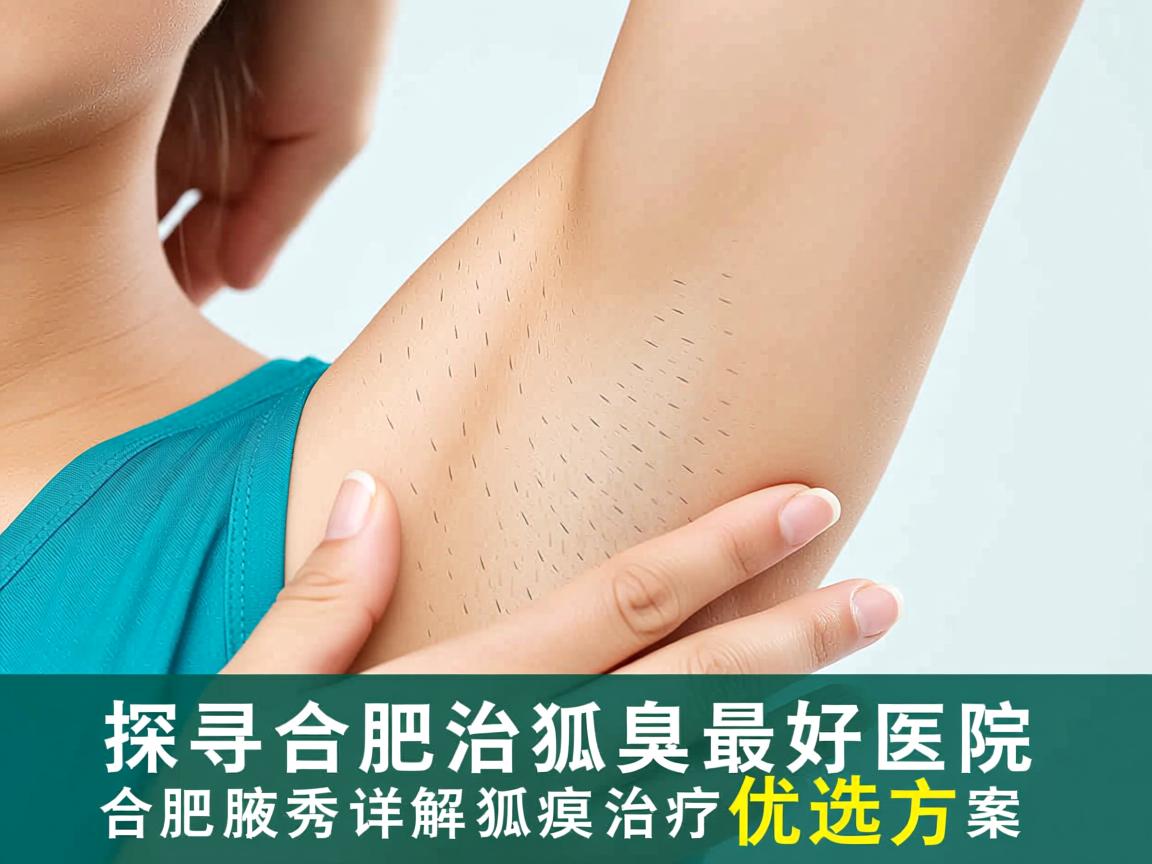 探寻合肥治狐臭最好医院，合肥腋秀详解狐臭治疗优选方案