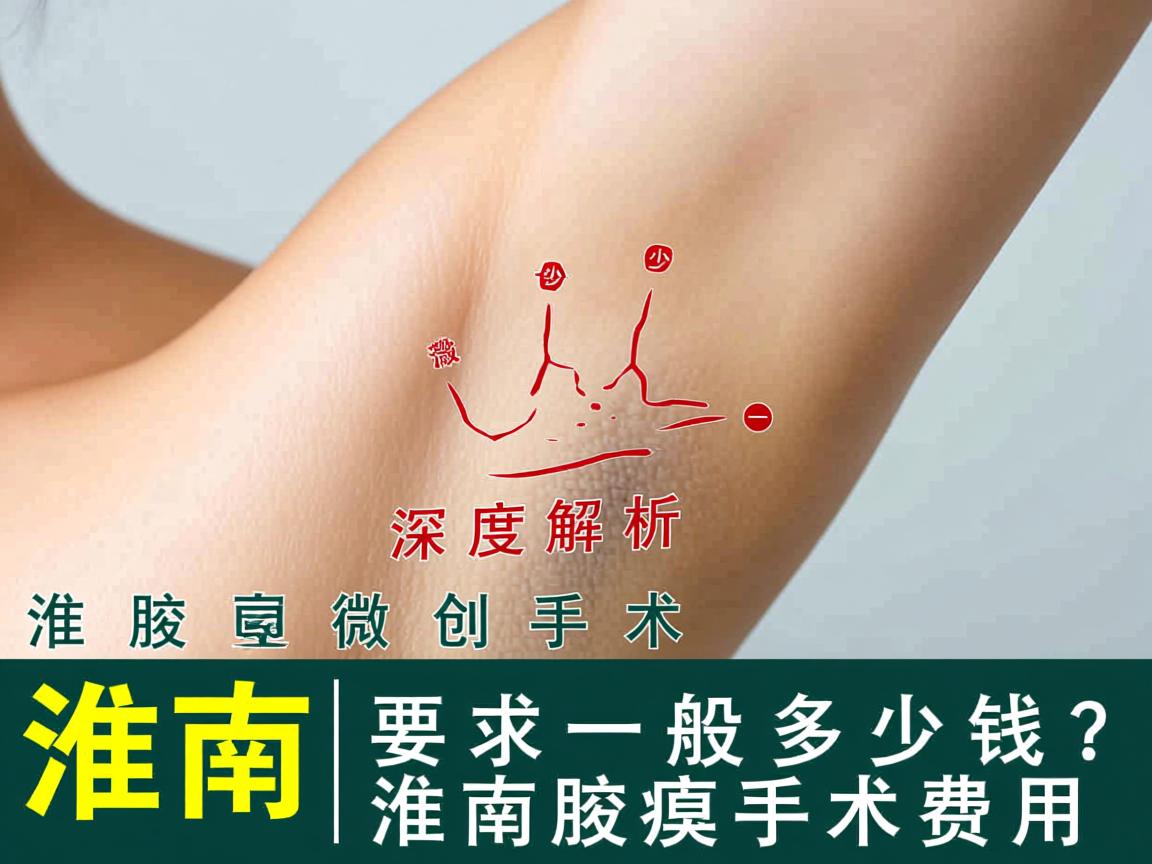 淮南腋臭微创手术一般多少钱？深度解析淮南腋臭手术费用