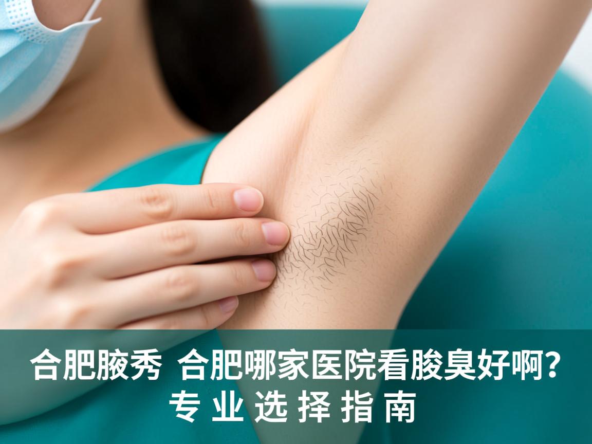 合肥腋秀解析，合肥哪家医院看腋臭好啊？专业选择指南