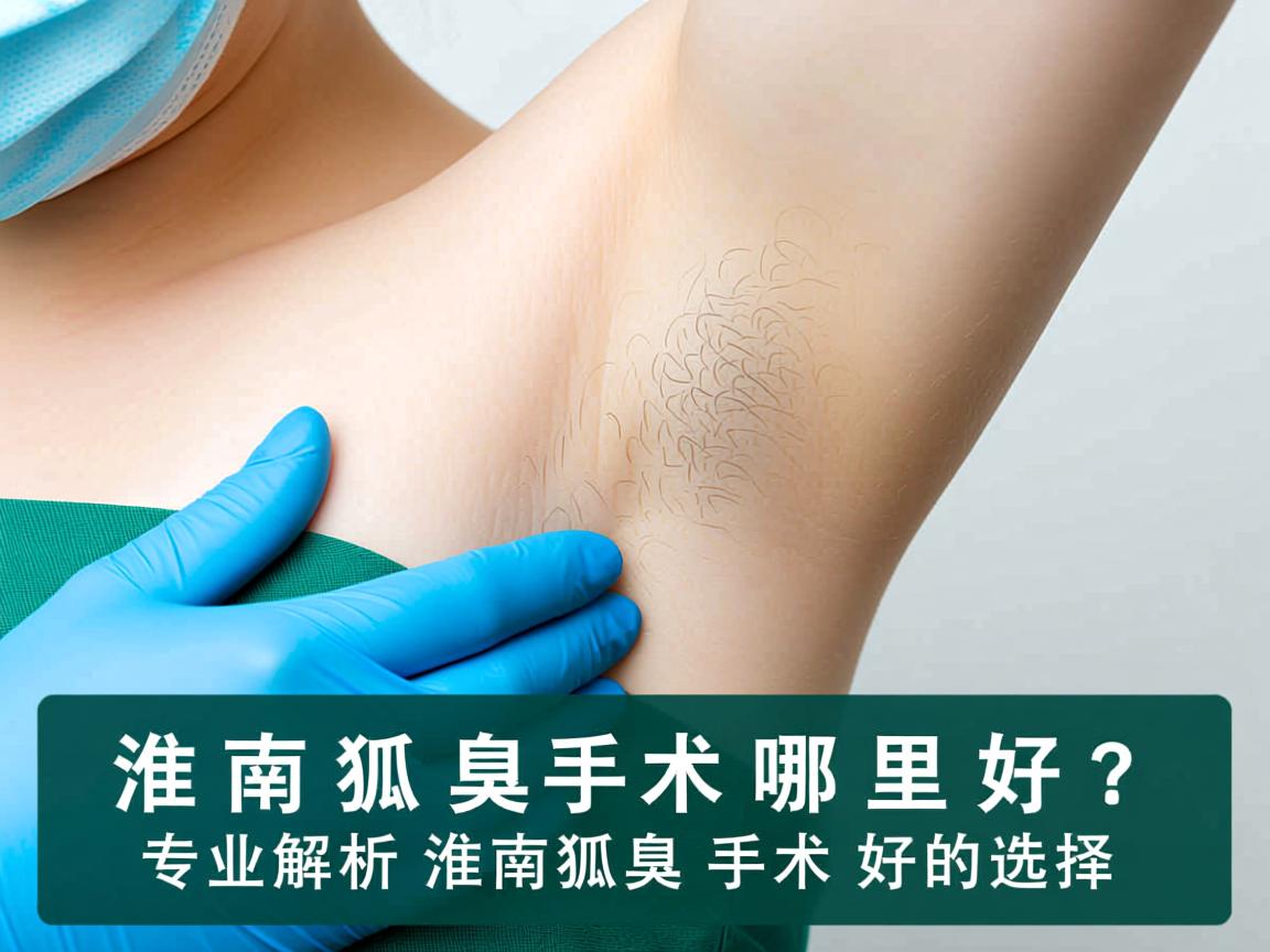 淮南狐臭手术哪里好？专业解析淮南狐臭手术好的选择