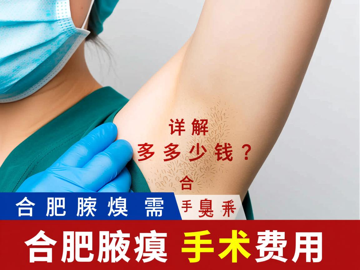 合肥腋臭手术需要多少钱?详解合肥腋臭手术费用 合肥腋臭手术需要多少钱?详解合肥腋臭手术费用