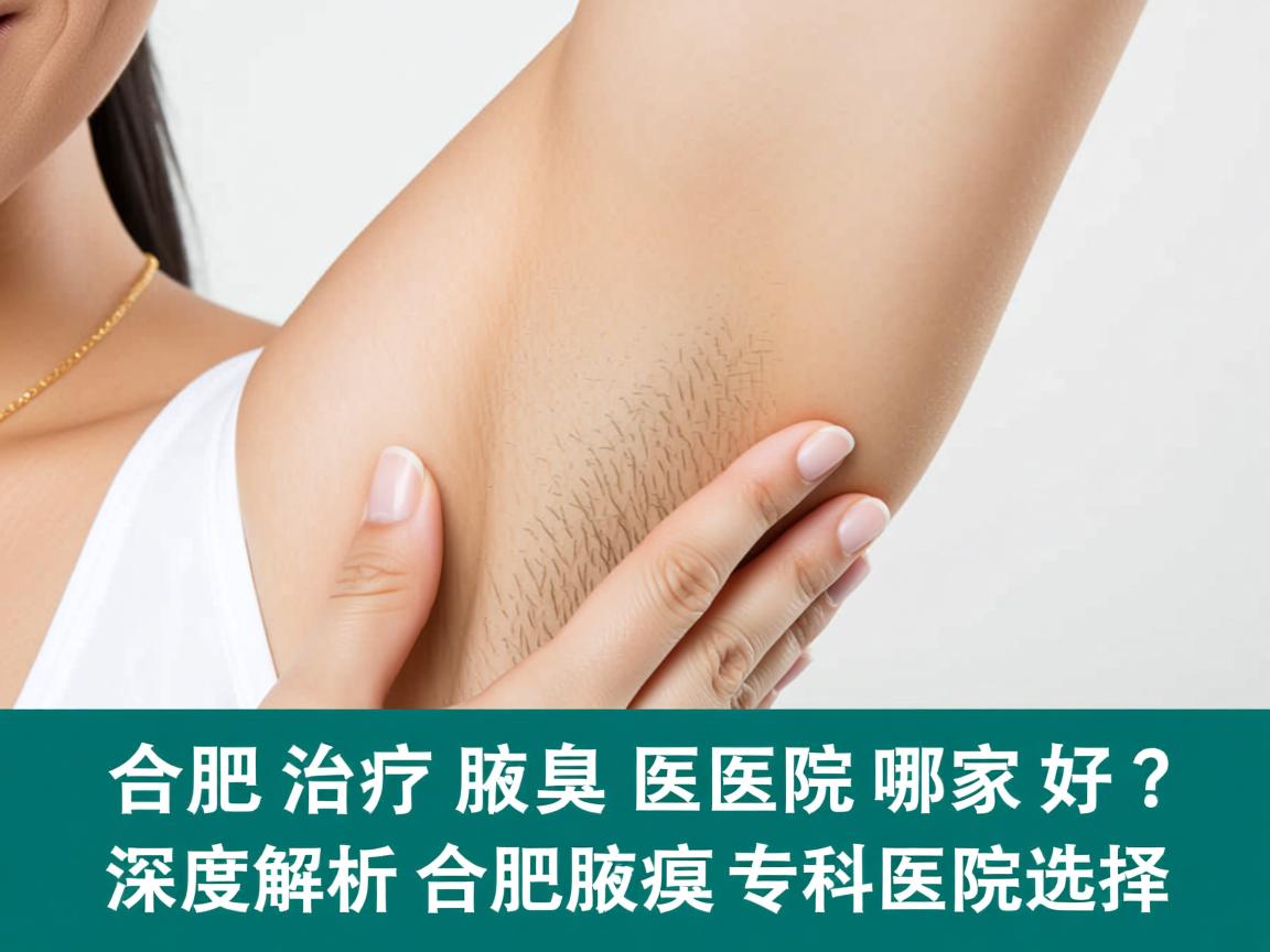 合肥治疗腋臭医院哪家好？深度解析合肥腋臭专科医院选择