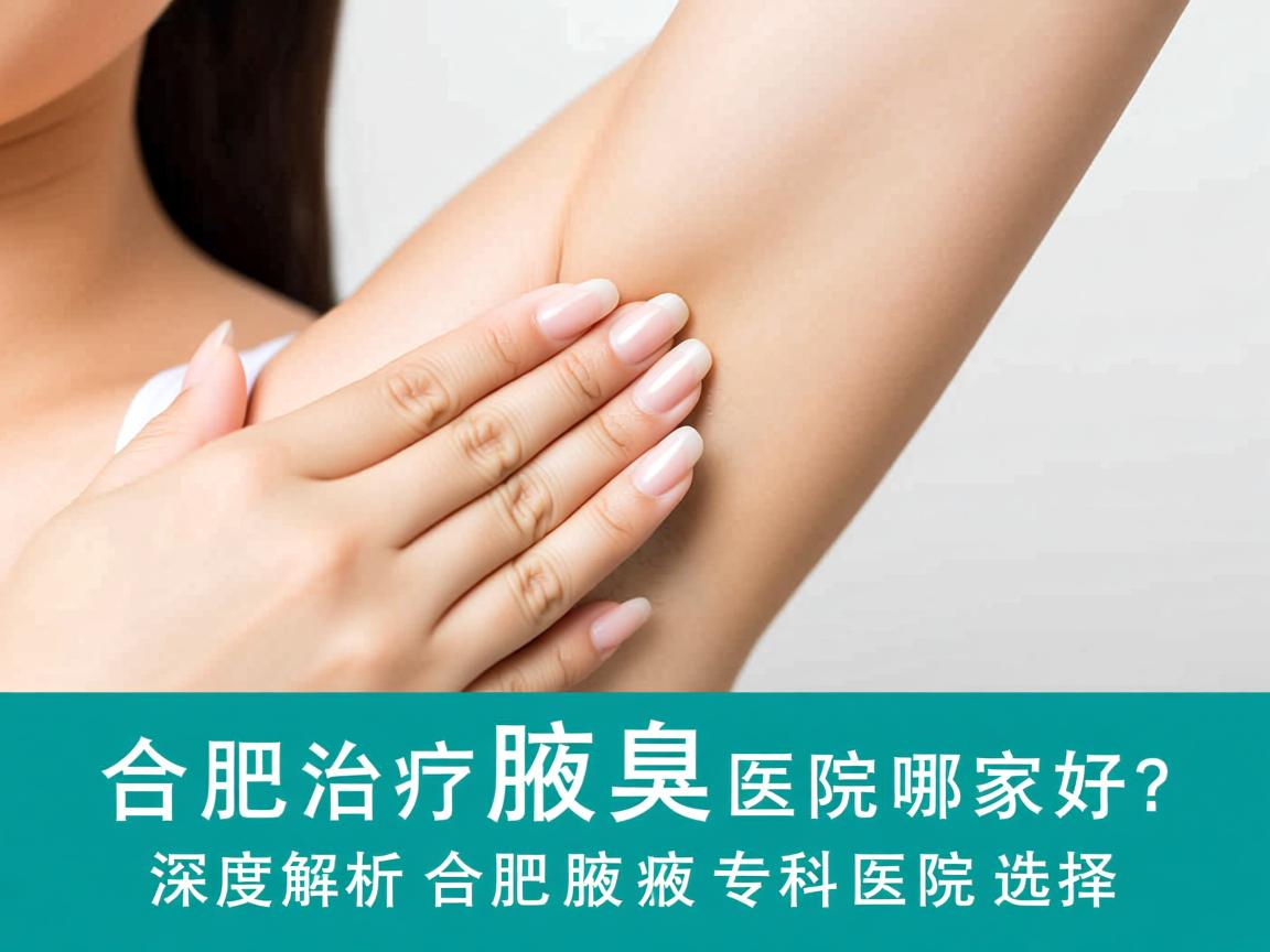合肥治疗腋臭医院哪家好？深度解析合肥腋臭专科医院选择