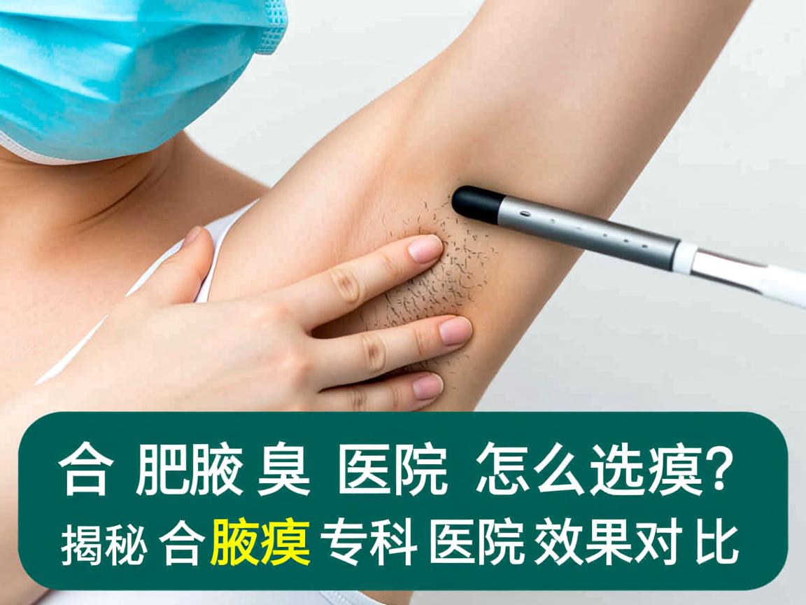 合肥腋臭医院怎么选？揭秘合肥腋臭专科医院效果对比