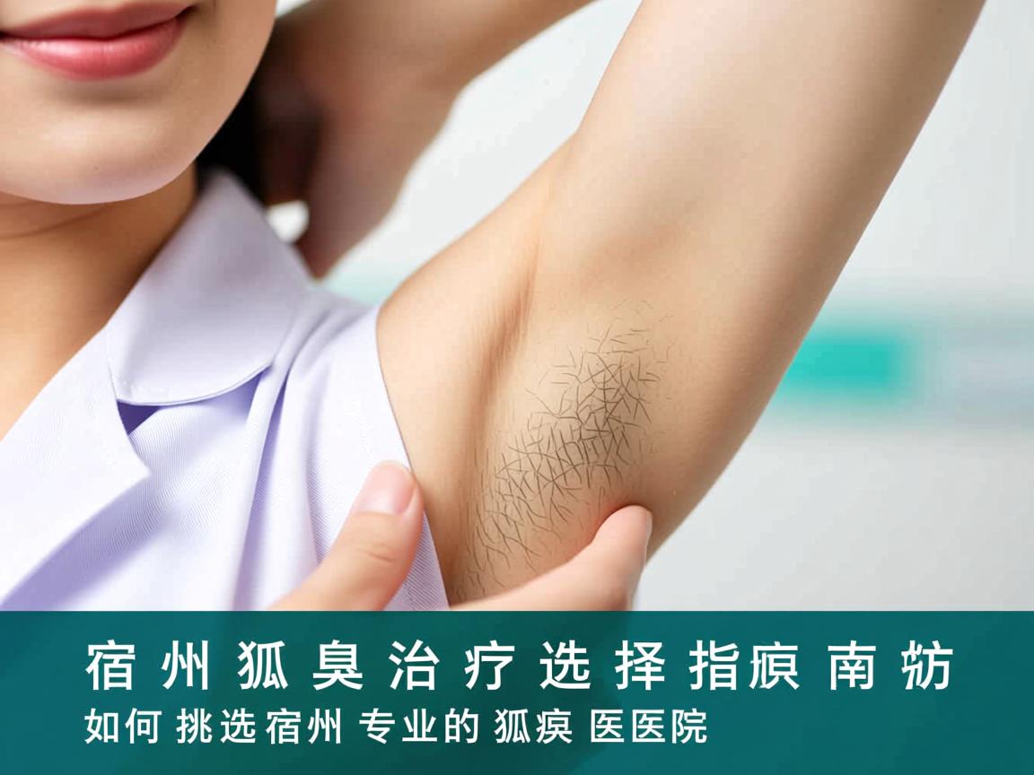 宿州狐臭治疗选择指南，如何挑选宿州专业的狐臭医院