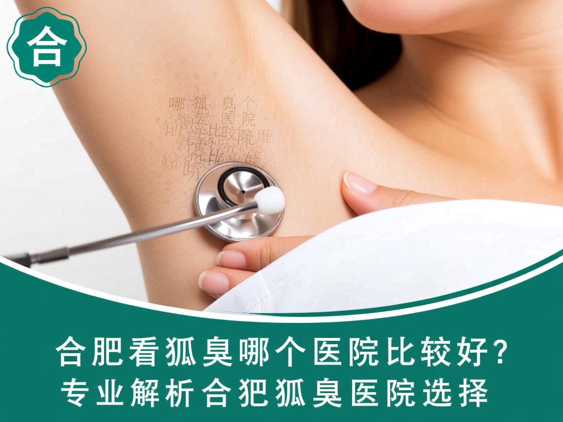 合肥看狐臭哪个医院比较好？专业解析合肥狐臭医院选择