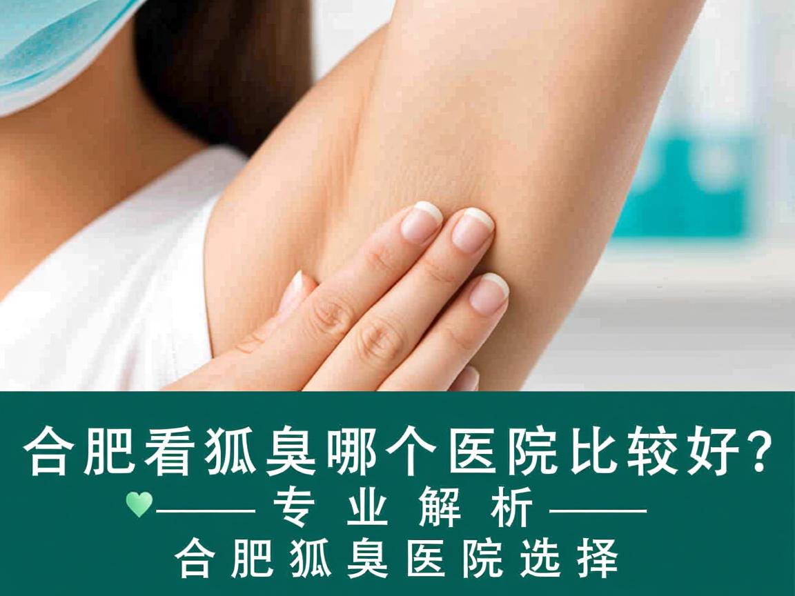 合肥看狐臭哪个医院比较好？专业解析合肥狐臭医院选择
