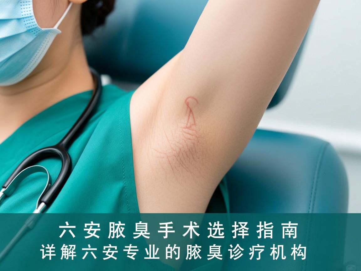 六安腋臭手术选择指南，详解六安专业的腋臭诊疗机构