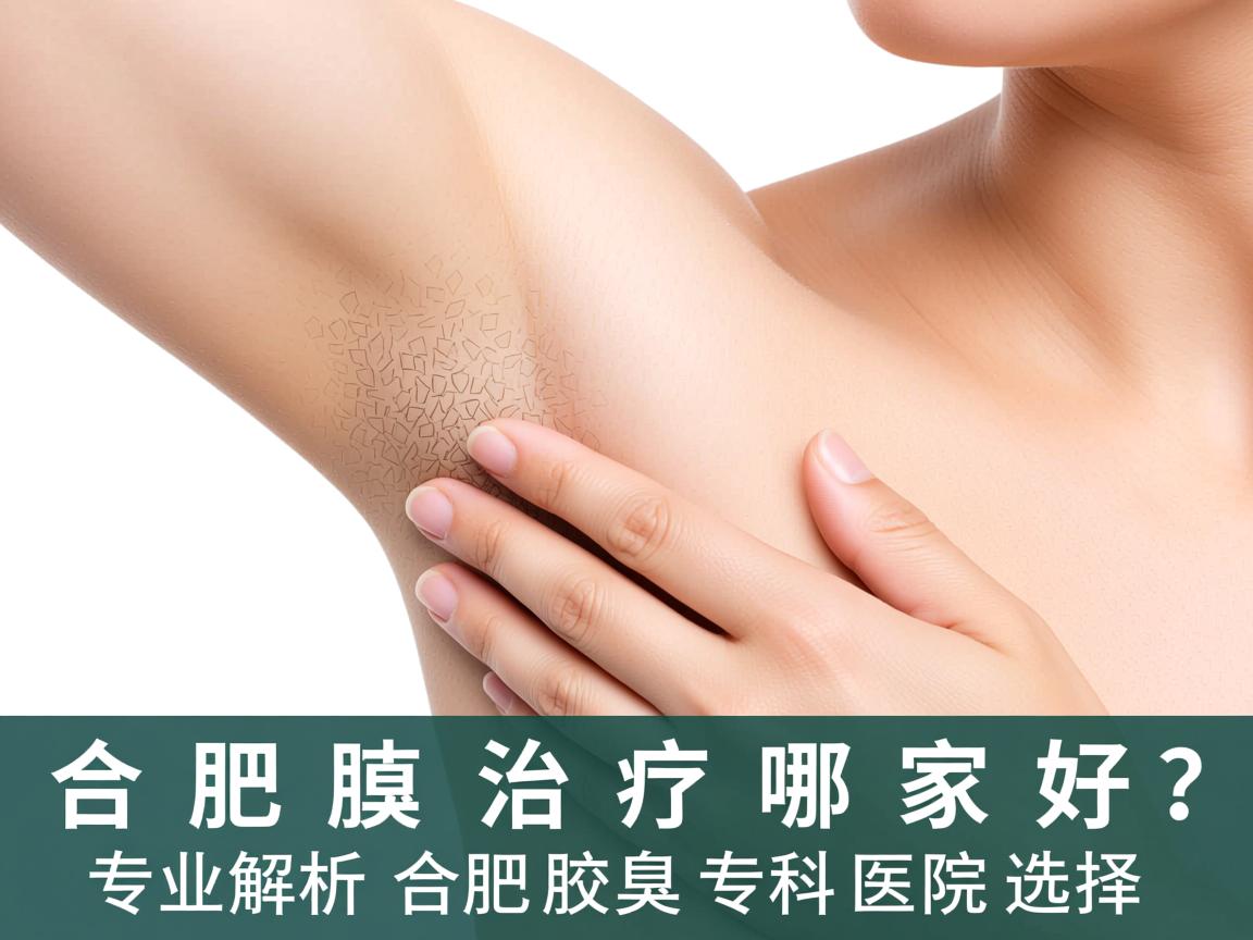 合肥腋臭治疗哪家好？专业解析合肥腋臭专科医院选择