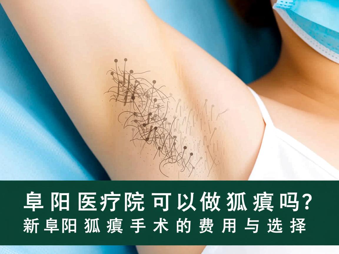 阜阳医院可以做狐臭吗？解析阜阳狐臭手术的费用与选择