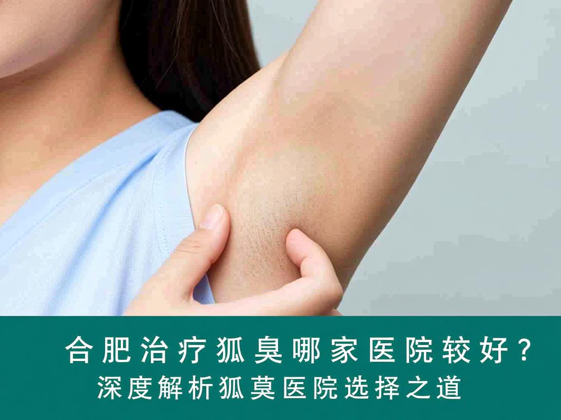 合肥治疗狐臭哪家医院较好？深度解析狐臭医院的选择之道