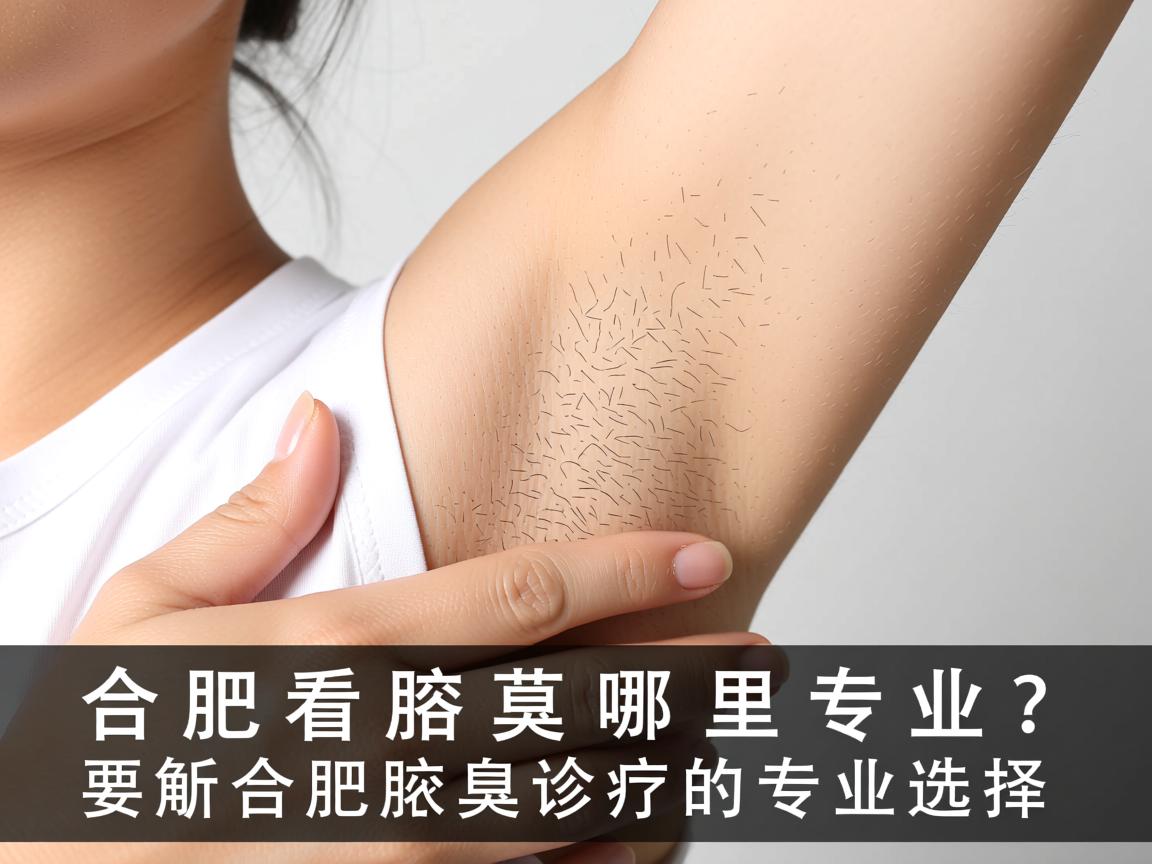合肥看腋臭哪里专业？解析合肥腋臭诊疗的专业选择