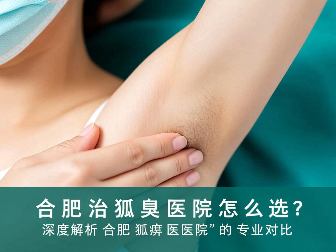 合肥治狐臭医院怎么选？深度解析合肥狐臭医院的专业对比