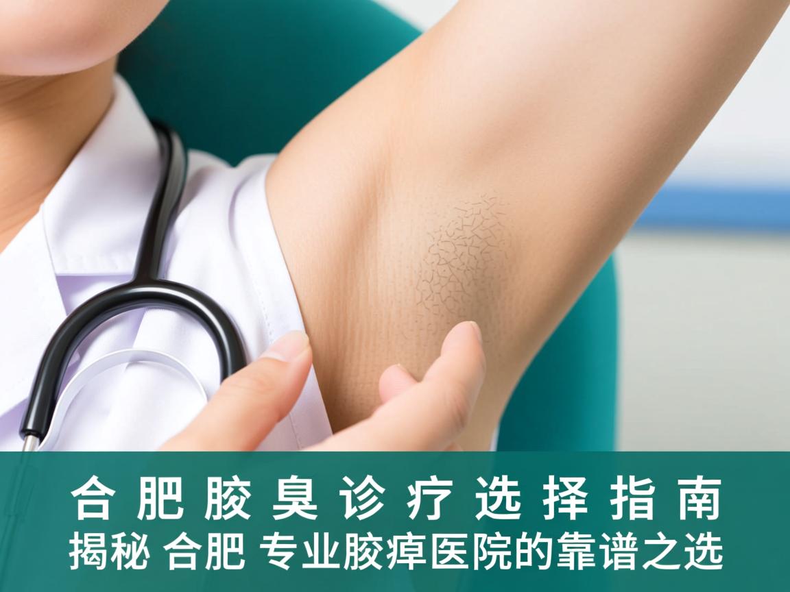 合肥腋臭诊疗选择指南，揭秘合肥专业腋臭医院的靠谱之选