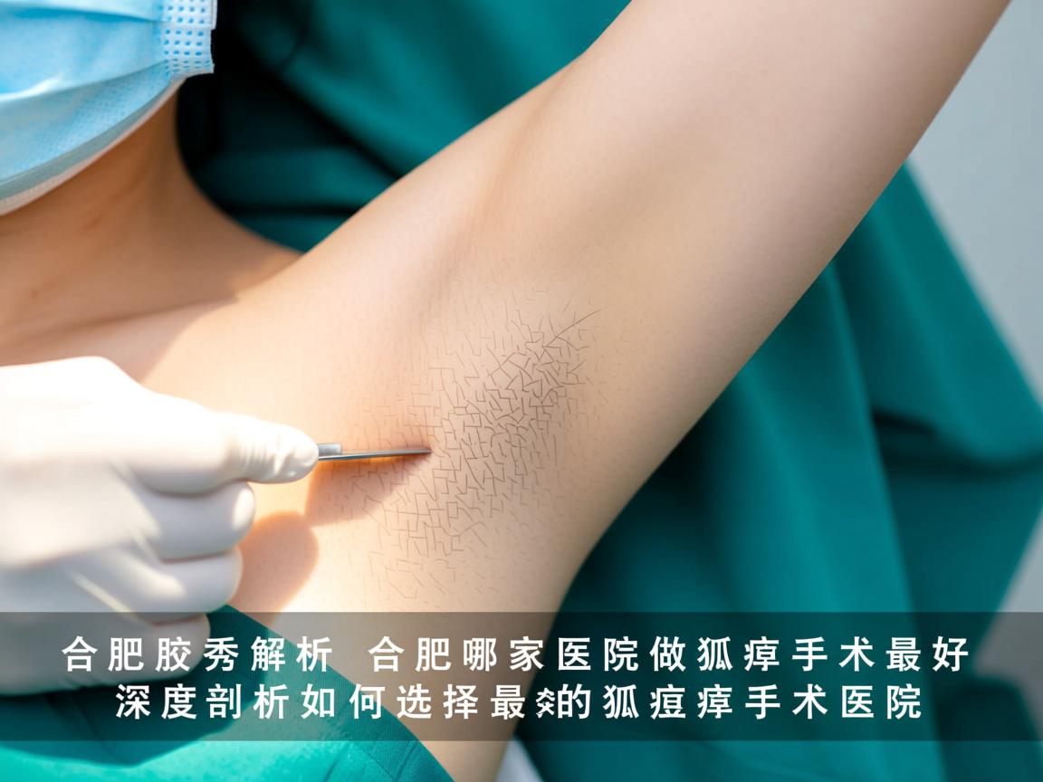 合肥腋秀解析，合肥哪家医院做狐臭手术最好，深度剖析如何选择最好的狐臭手术医院