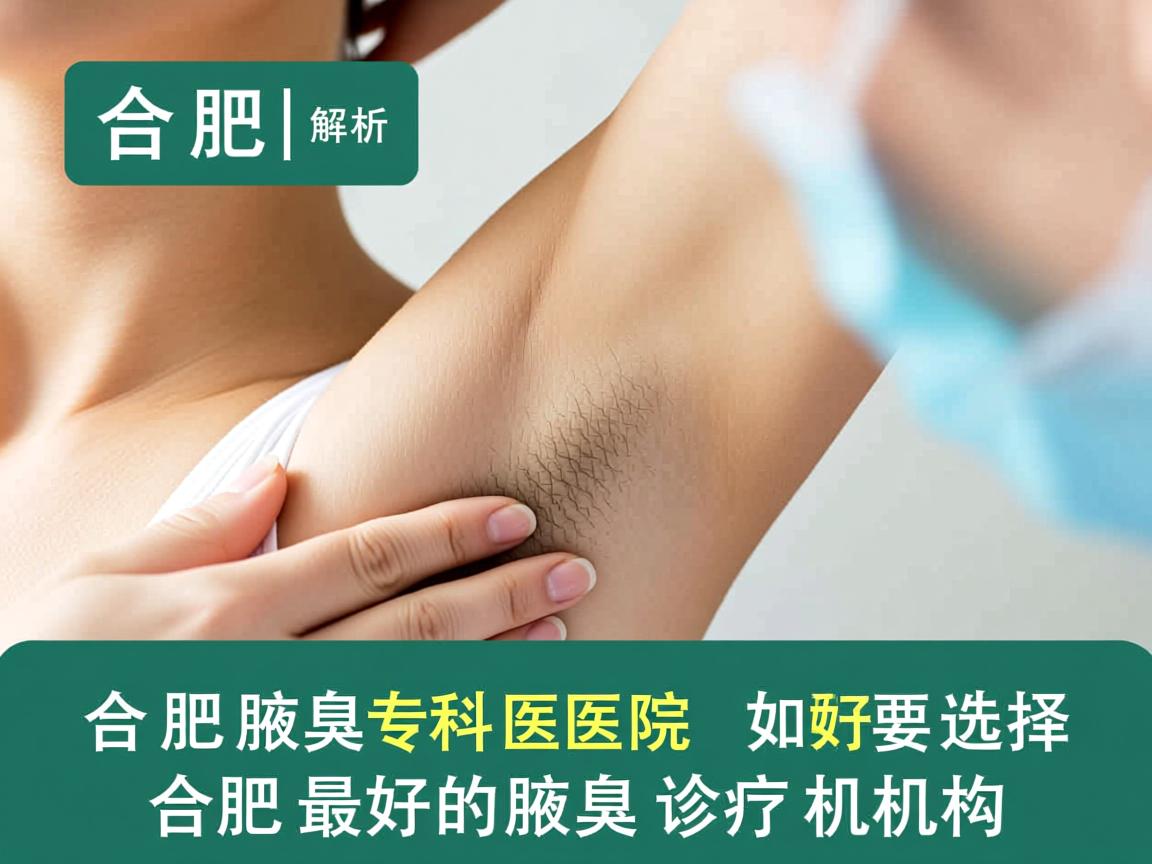 合肥腋臭专科医院解析，如何选择合肥最好的腋臭诊疗机构