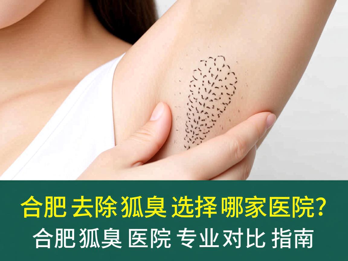 合肥去除狐臭选择哪家医院？合肥狐臭医院专业对比指南