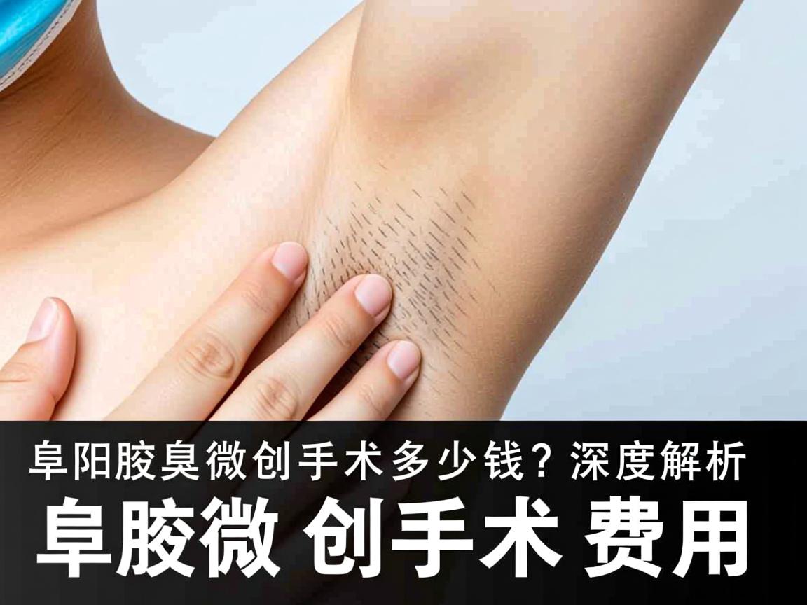 阜阳腋臭微创手术多少钱？深度解析阜阳腋臭微创手术费用