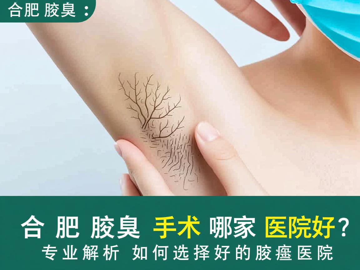 合肥腋臭手术哪家医院好？专业解析如何选择好的腋臭医院