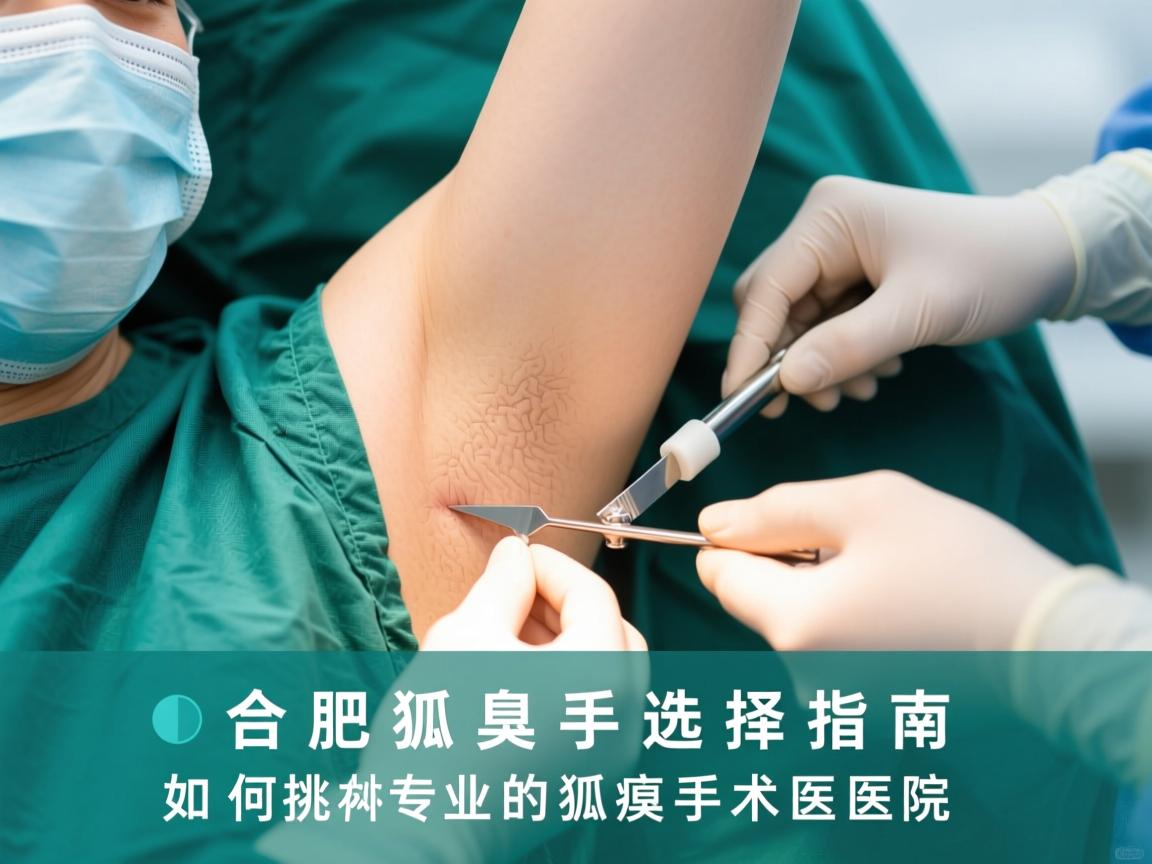 合肥狐臭手术选择指南，如何挑选专业的狐臭手术医院