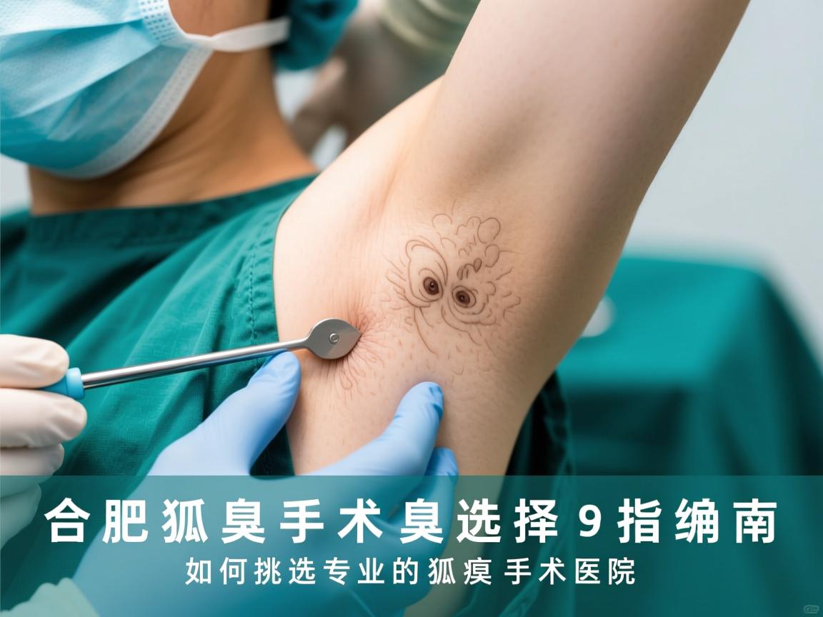 合肥狐臭手术选择指南，如何挑选专业的狐臭手术医院