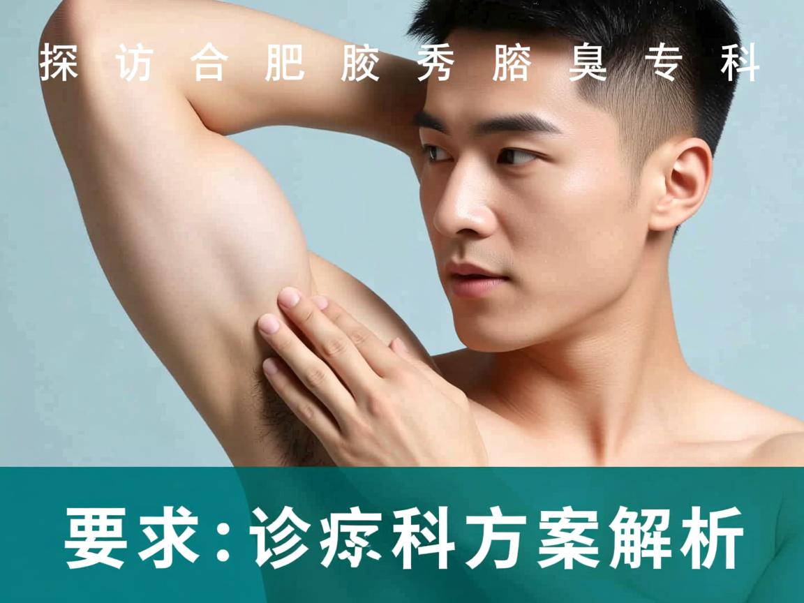 探访合肥腋秀腋臭专科，男性腋臭诊疗的专科方案解析