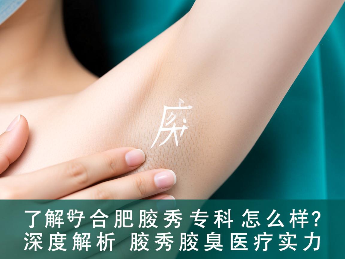 了解合肥腋秀腋臭专科怎么样？深度解析腋秀腋臭医疗实力