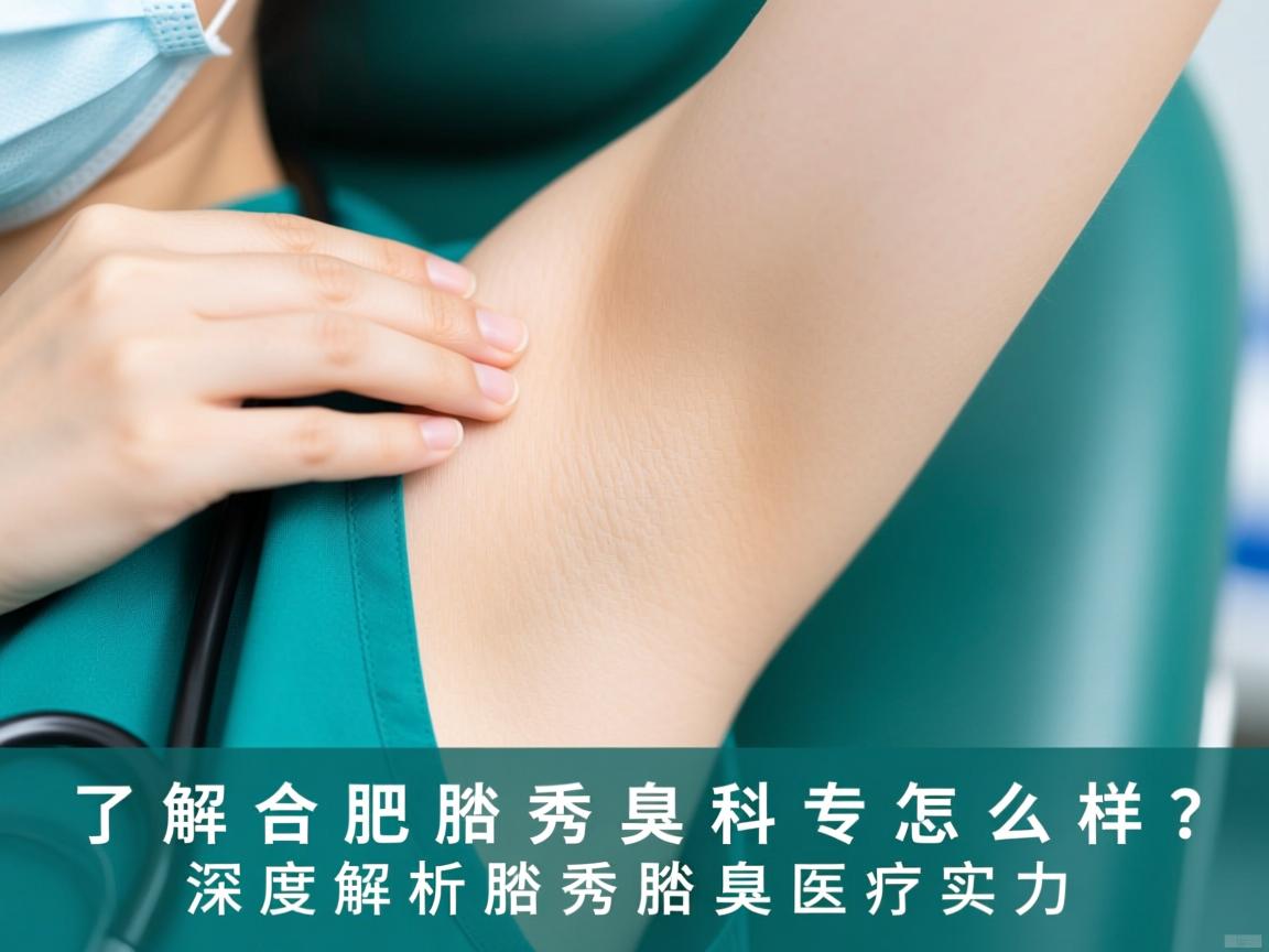 了解合肥腋秀腋臭专科怎么样？深度解析腋秀腋臭医疗实力