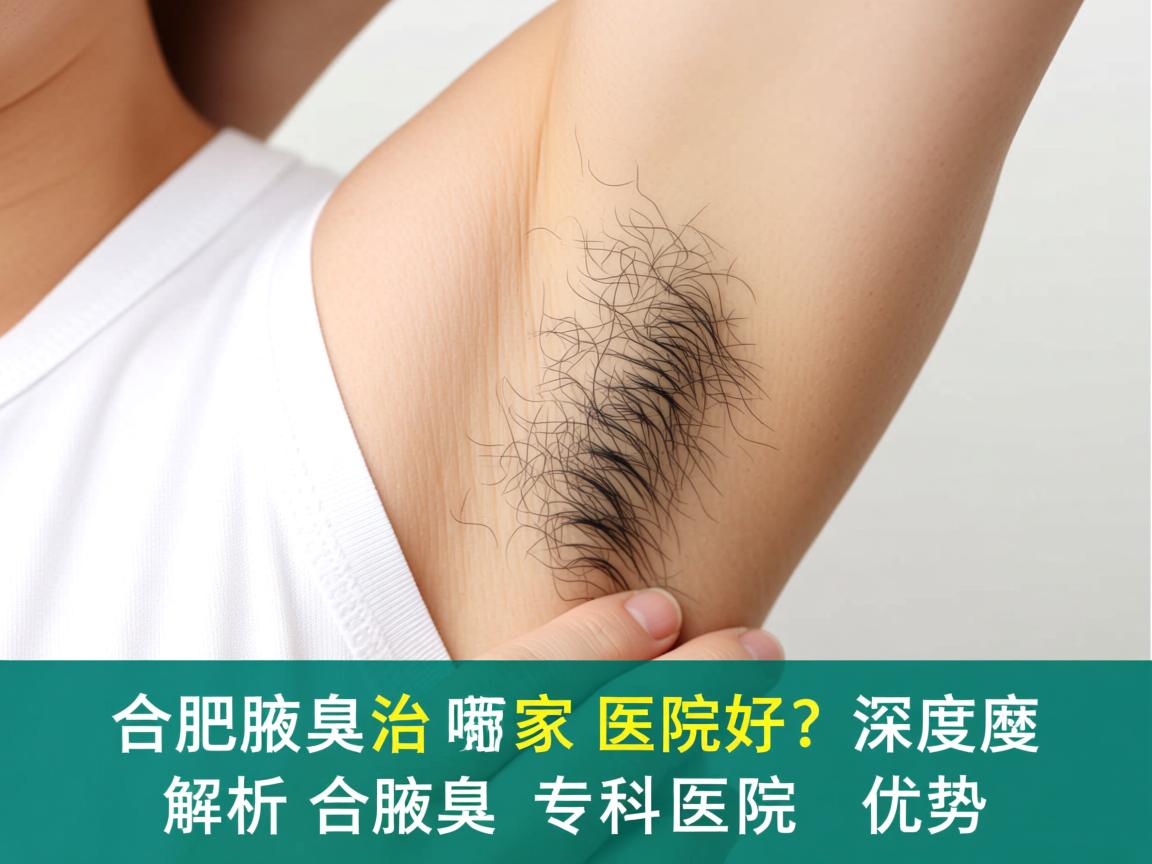 合肥腋臭治疗哪家医院好？深度解析合肥腋臭专科医院优势