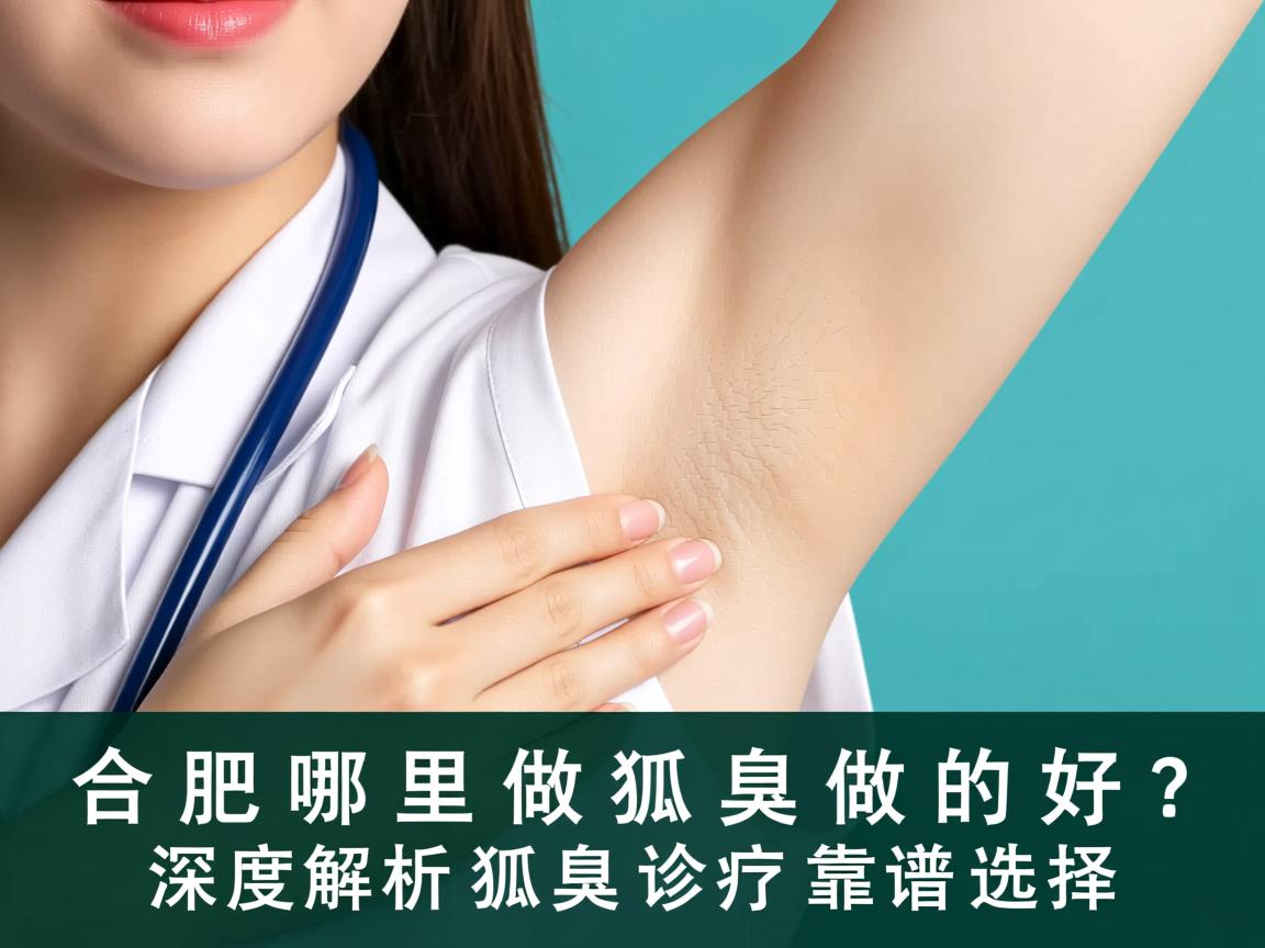 合肥哪里做狐臭做的好？深度解析狐臭诊疗的靠谱选择