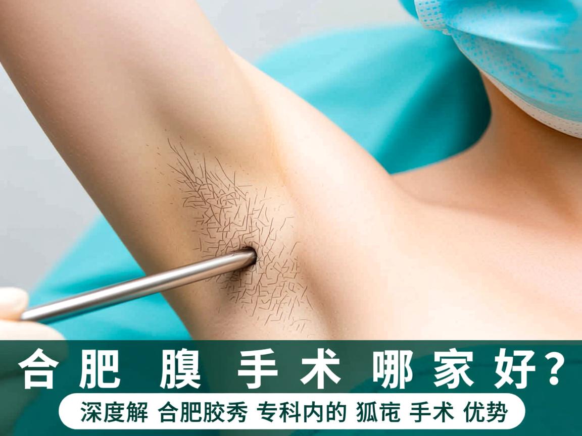 合肥腋臭手术哪家好？深度解析合肥腋秀专科的狐臭手术优势