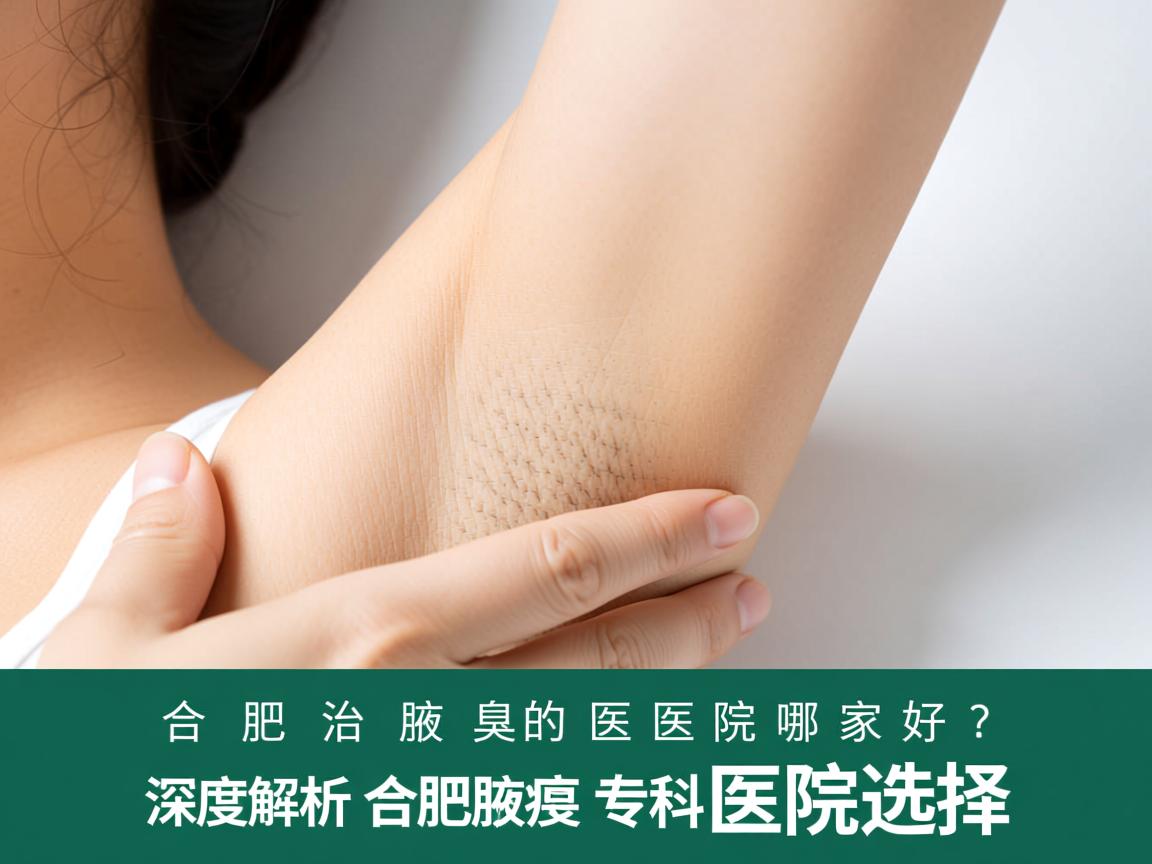合肥治疗腋臭的医院哪家好？深度解析合肥腋臭专科医院选择